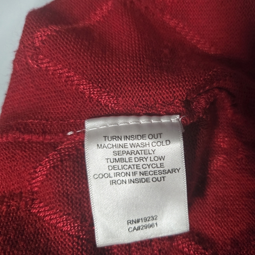 Alfred Dunner Red Women's Short Sleeve Top.Size M petite - Picture 6 of 9